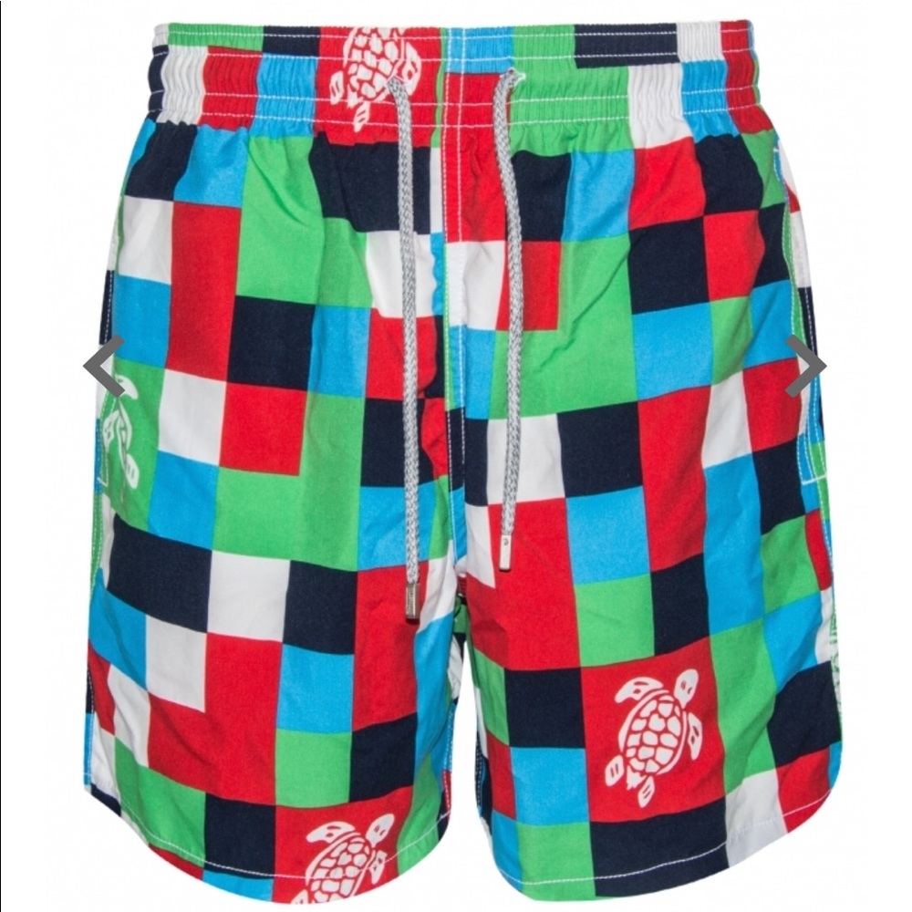 Vilebrequin Multicoloured Checked Swim Shorts M - Picture 1 of 6